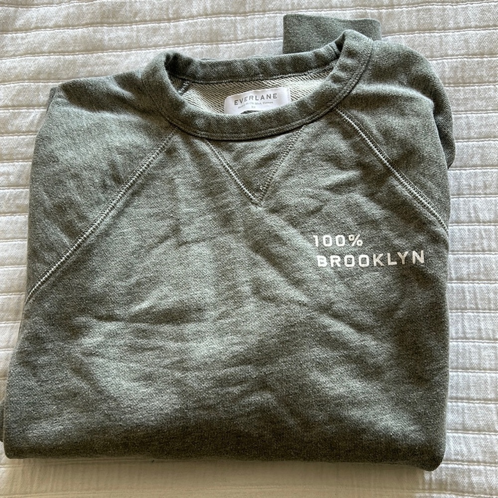 Everlane 100% Brooklyn Sweatshirt in Light Grey